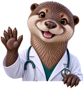 Nutria saludando